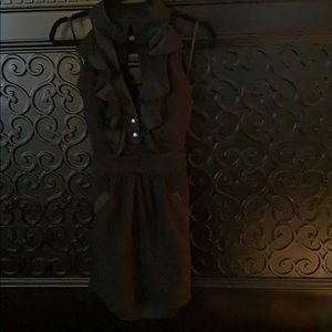 BCBG generation dress with white pearl buttons